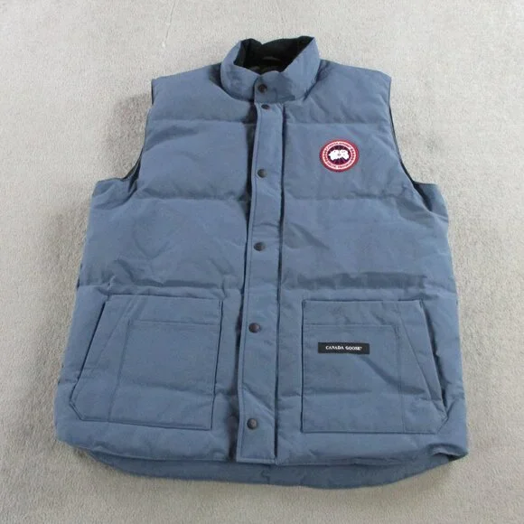 Canada Goose Freestyle Crew Vest Mens Medium Ozone Blue Down Filled Puffer NWOT - Picture 2 of 12